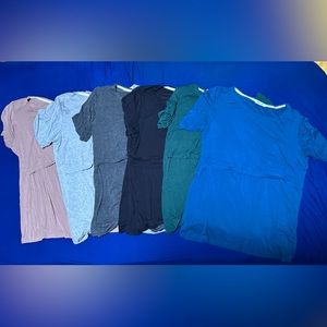 6 breastfeeding t shirts, size Large